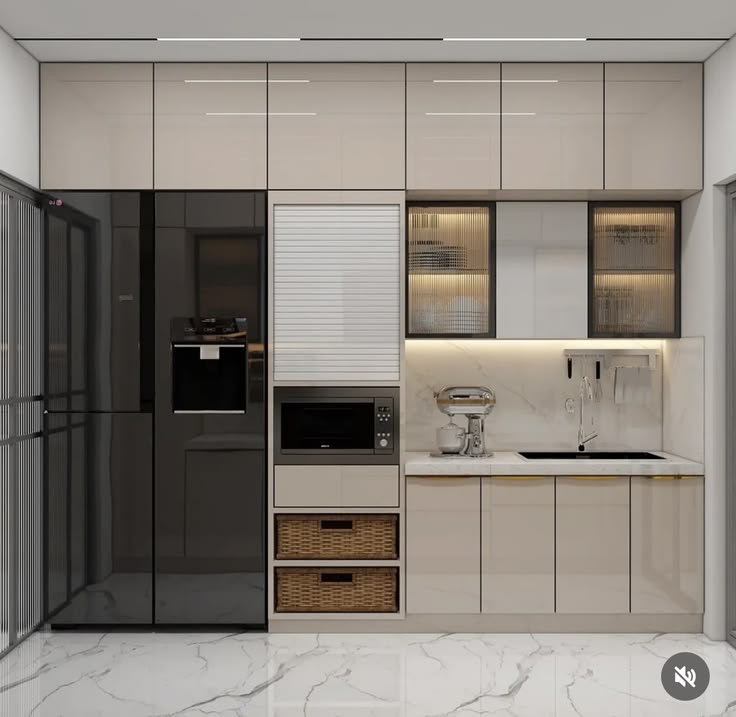 Modern kitchen detail