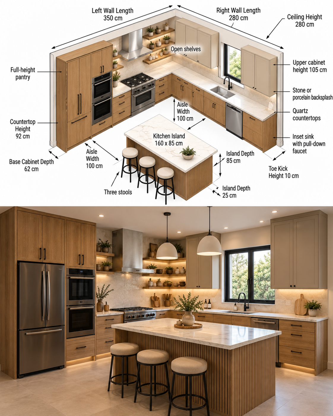 Kitchen storage and cabinetry